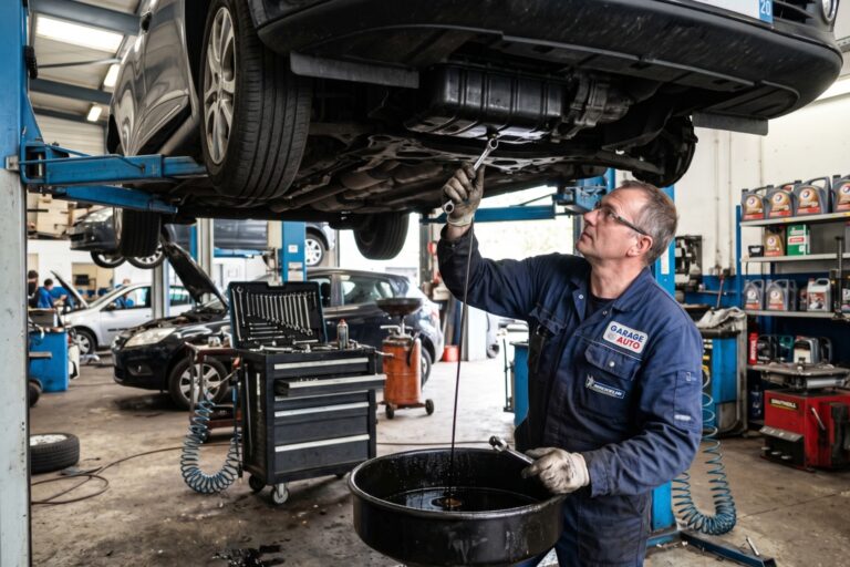 Combien coûte la vidange d'une voiture