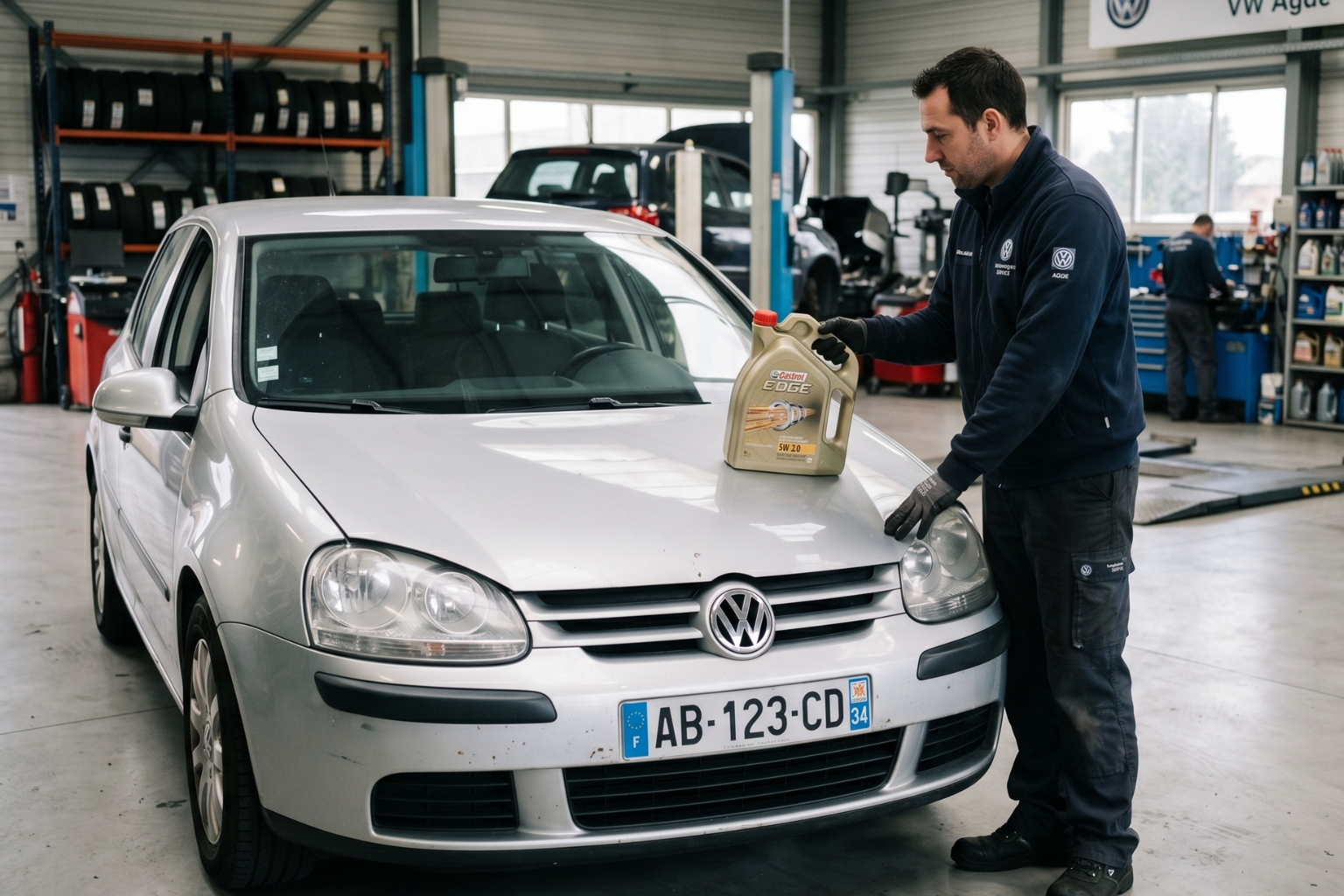Quelle huile pour Golf 5 1.9 TDI 105