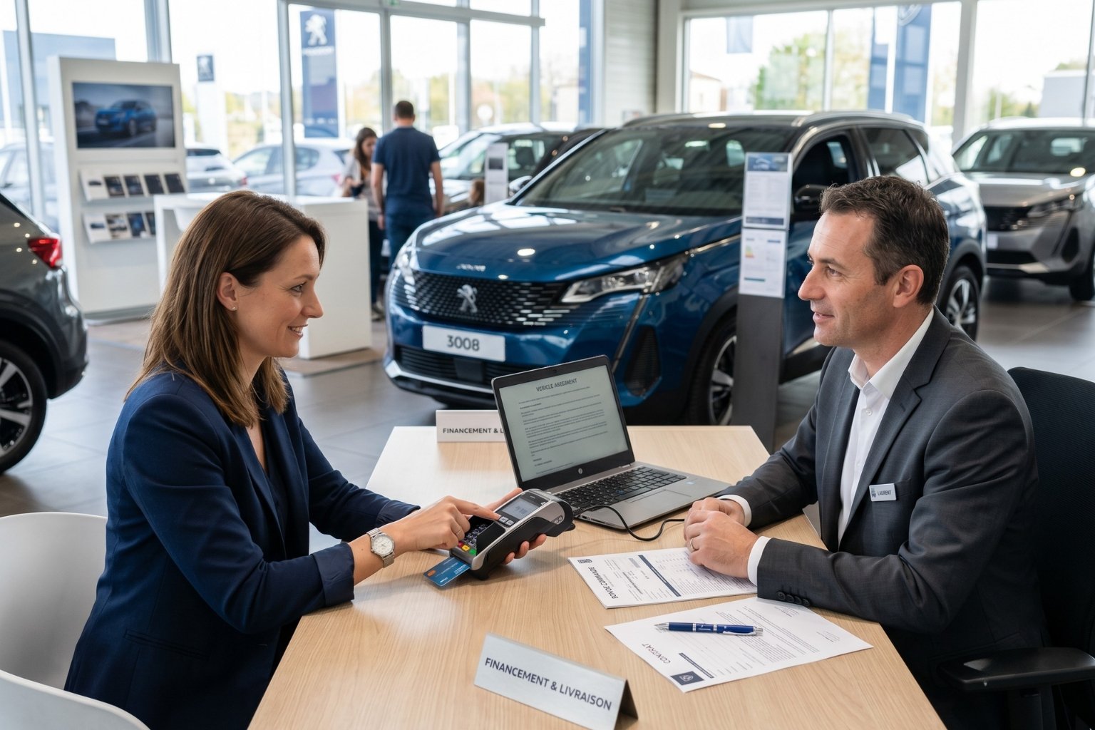 Comment payer une voiture chez un concessionnaire