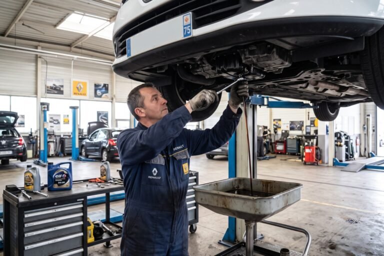 Prix d'une vidange chez Renault