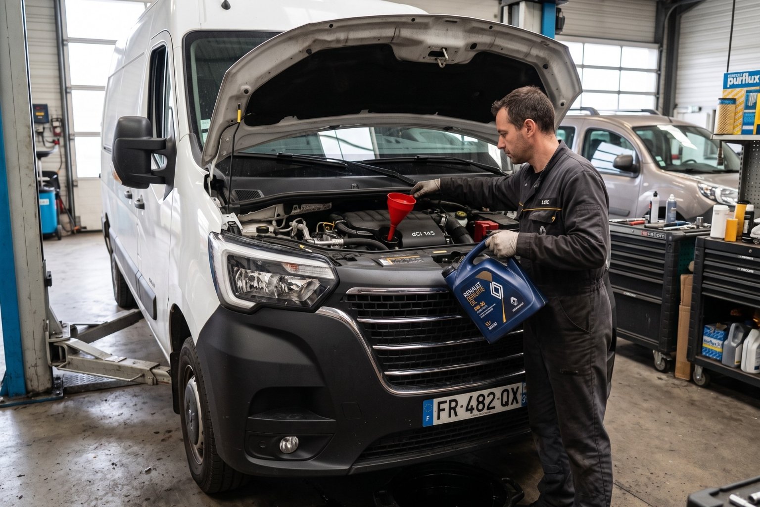 quelle huile pour renault master diesel